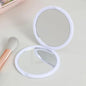 Zonyin Custom Logo Portable Pocket Travel Makeup Mirror Hot Selling Double-Sided Folding Cosmetic Mirror for Women
