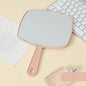 Zonyin Wholesale High Quality Custom Logo Salon Handheld Cosmetic Mirror Large ABS Plastic Hand Barber Hair Care Makeup Mirror