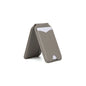 Zonyin Custom logo Magnetic MagSafe Makeup Mirror with Wallet for iPhone Foldable Mirror Card Holder Leather Pocket Mirror