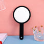 Zonyin Double Sided Round Makeup Mirror Portable Mini Handheld Cosmetic Mirror with Cute Handle Compact Vanity Mirror for Travel