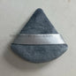Zonyin Top Seller Triangle Powder Puff Makeup Sponge Soft Velour Cosmetic Puff Black Velvet Loose Powder Puffs for Face