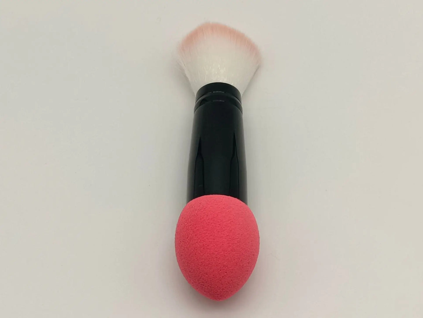 Zonyin Multi-Colored Cheap Portable Small Mini Double Headed Makeup Sponge and Powder Brush for Face