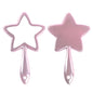 Zonyin New Design Large Pink Star Shaped Cute and Travel Makeup Mirror Personalized Eyelash Cosmetic Mirror Hand Held Mirror