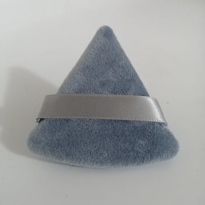 Zonyin Hot Selling Face Soft Velour Makeup Puff Big Equilateral Triangle Powder Puff for Loose Powder Body Powder