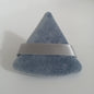 Zonyin Custom LOGO Black Triangle Powder Puffs Face Cosmetic Powder Puff Washable Reusable Soft Plush Powder Sponge Makeup