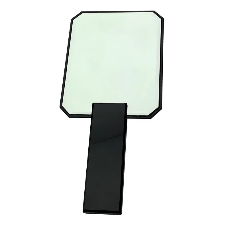 Zonyin Personalized Travel Makeup Mirror Custom Logo Plastic Square Handheld Cosmetic Mirror for Girls and Woman Gift