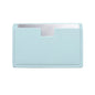 Zonyin Wholesale Rectangle Pull-out Design Travel Makeup Stainless Steel Mirror Custom Your Brand Logo With Pu Leather Case