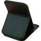 Zonyin Customized LOGO Travel Small Desktop Makeup Mirror White Portable Folding PU Leather Pocket Mirror for Women's Gift