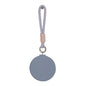 Zonyin New Design Cute Pink Double Sided Round Small Pocket Mirror 1x 2x Magnifying Compact Mirror With Pu Leather Hanging Rope