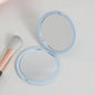 Zonyin Custom Logo Portable Pocket Travel Makeup Mirror Hot Selling Double-Sided Folding Cosmetic Mirror for Women