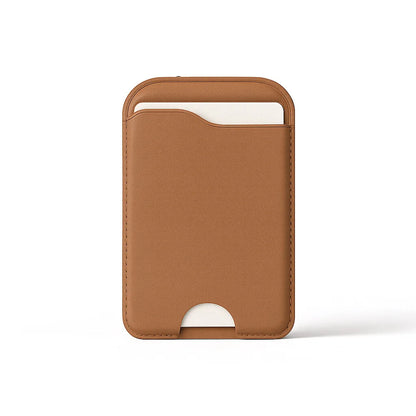Zonyin Rotatable Magnetic MagSafe Makeup Mirror with Wallet for iPhone Foldable Pocket Mirror Compact Mirror Gift for Men Women