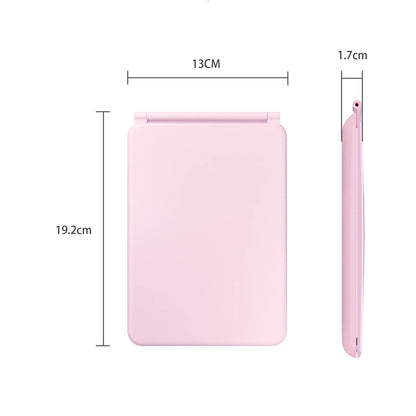 Zonyin High Quality Portable Travel Ladies 3X/10X Magnifying Makeup Mirror Rectangle Folding Cosmetic Mirror with LED Light