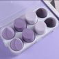 Zonyin Dry and Wet Dual-purpose Makeup Egg Puff, Makeup Egg Sponge Ball, Super Soft, 4-pack Makeup Egg Cover Box