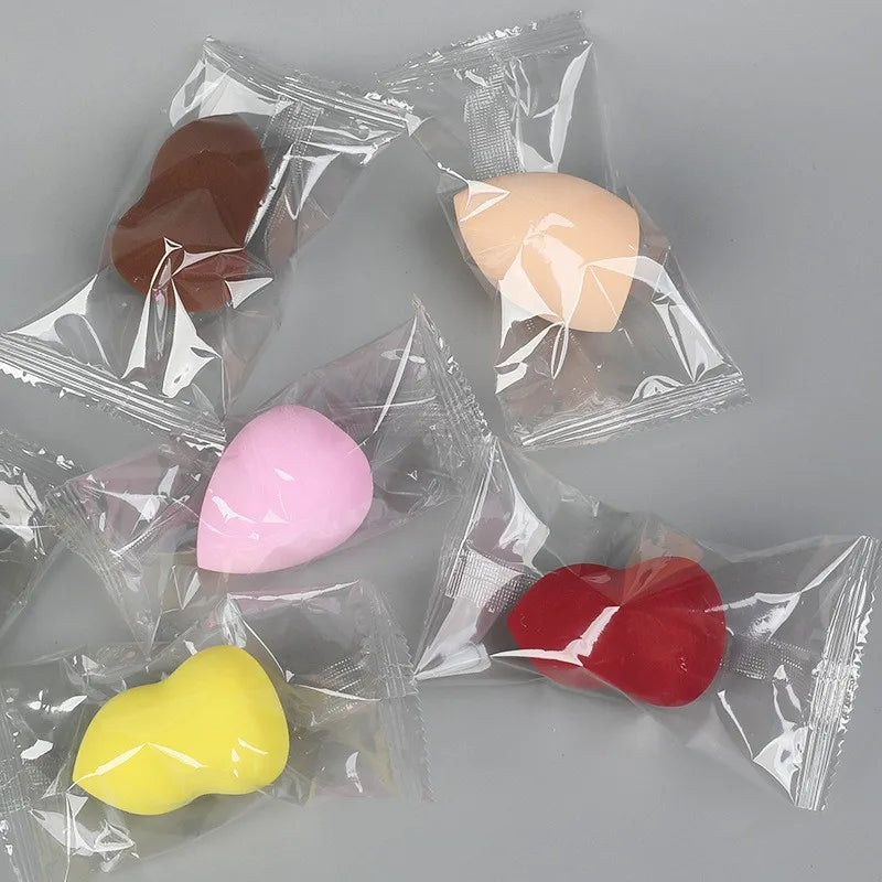 2025 Hot Private Label Sponge Wholesale Latex Free Soft Custom Logo Beauty Black Blender Makeup Sponges Egg With Package