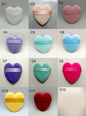 Zonyin Best Selling Super Soft Velvet Makeup Sponge Puff Small Large Heart Shape Velour Powder Puff for Women