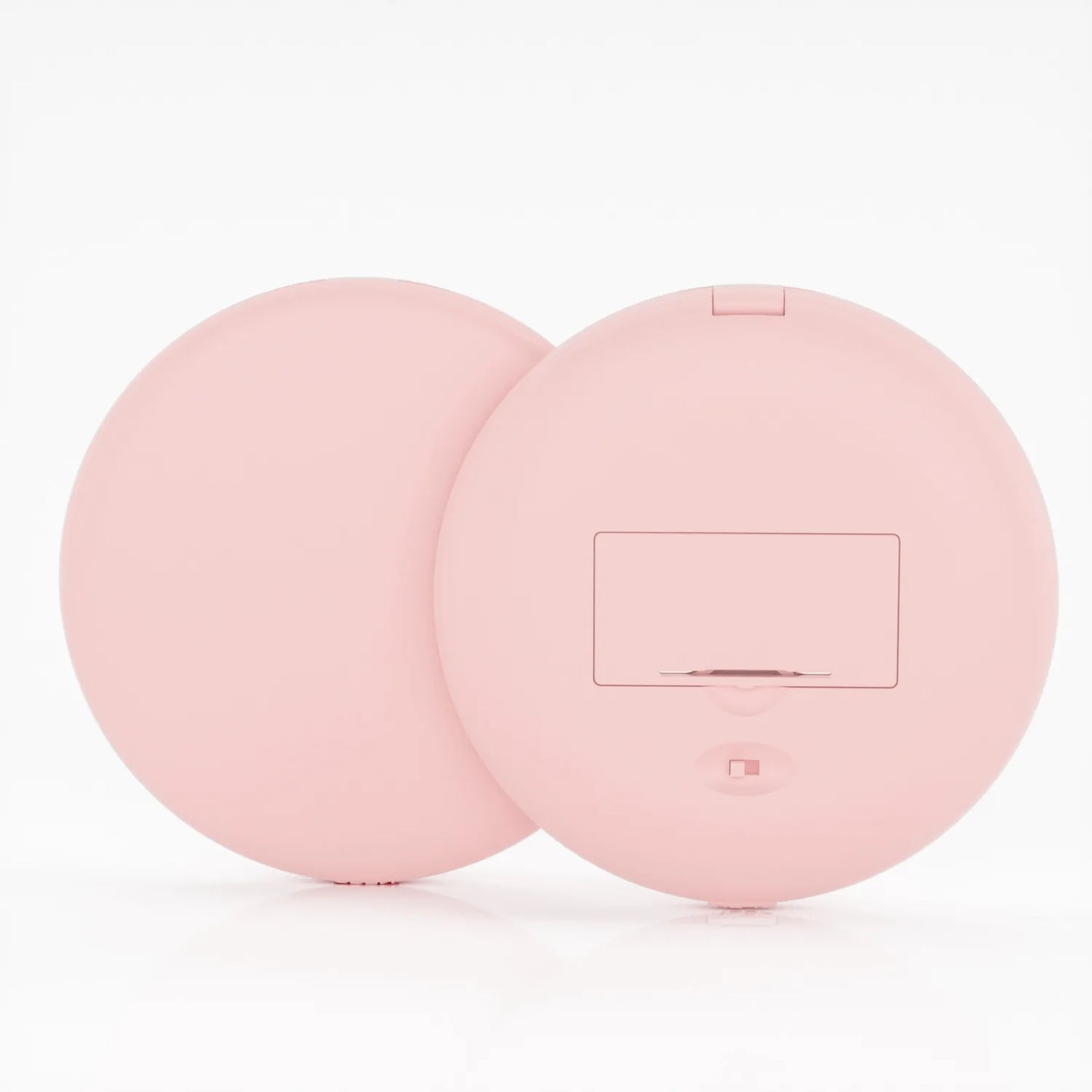 Zonyin Custom Logo Light LED Travel Makeup Mirror Compact Folding Handheld Magnifying Cosmetic Vanity Mirror Pocket Mini Size