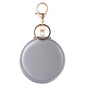 Zonyin Travel Round Compact Pocket Mirror Pink Promotion Cheap Custom Logo Hand Portable Folding Cosmetic Mirror for Keychain