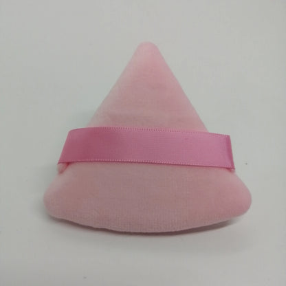 Zonyin Hot Selling Face Soft Velour Makeup Puff Big Equilateral Triangle Powder Puff for Loose Powder Body Powder
