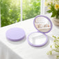 Zonyin Wholesale Folding Flip Mirror Handheld Double-sided Plastic Makeup Mirror Girls' Small Portable Mirror