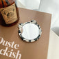 Zonyin Cute Marbled Acetate Small Pocket Cosmetic Mirror Portable Mini Travel Makeup Mirror Personalized Wholesale Promotion