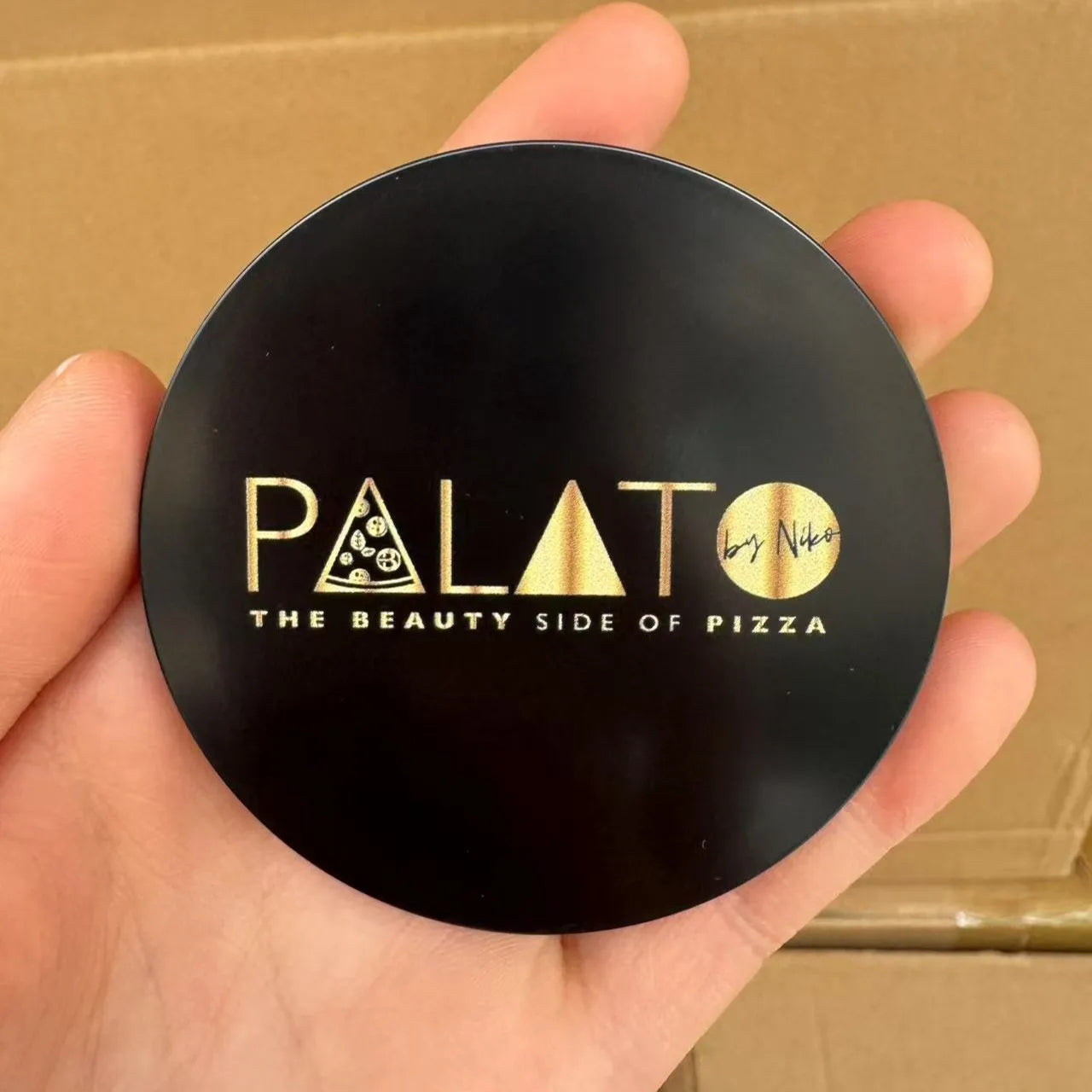 Zonyin Wholesale Plastic Single Side Pocket Mirror Round Portable Mini Mirror Private Label Small Makeup Mirror With Custom logo