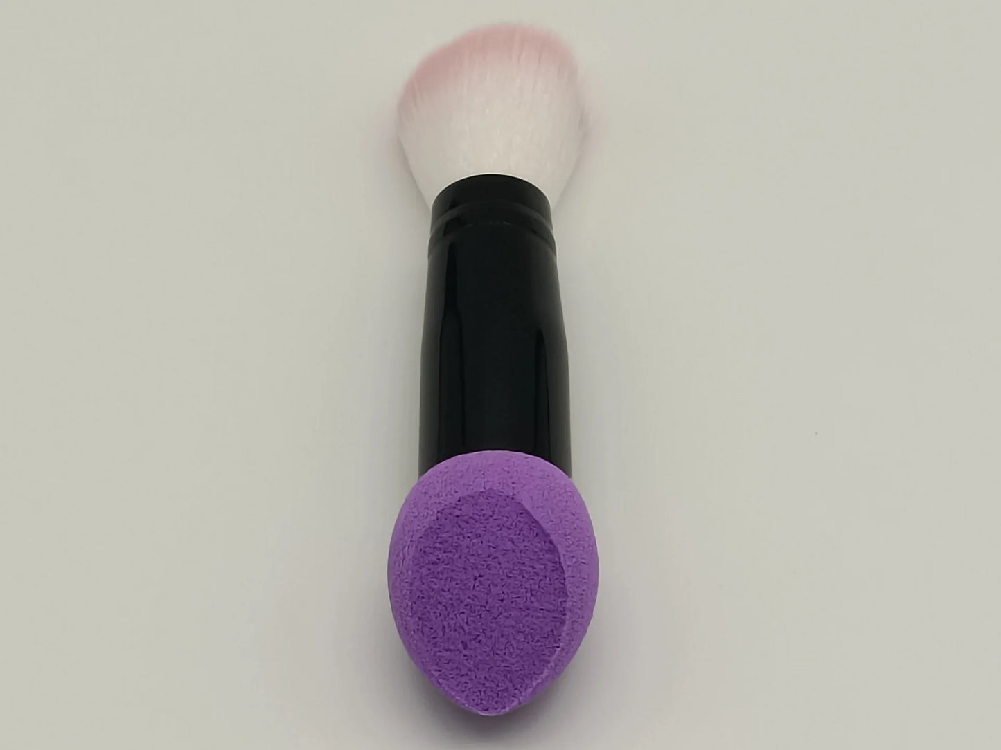 Zonyin Multi-Colored Cheap Portable Small Mini Double Headed Makeup Sponge and Powder Brush for Face