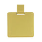 Zonyin High Quality Pink Square Shape Pocket Mirror Engraved Logo Small Pu Leather Metal Travel Cosmetic Makeup Mirror for Women