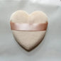 Zonyin Wholesale Powder Puff Custom Logo Soft Velour Cosmetic Puffs Pink Heart Powder Puff