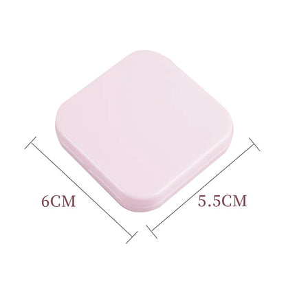 Zonyin High Quality Promotional Gift Dual-sided Cosmetic Mirror 2X Small Plastic Pocket Mirror Makeup Mirror With Customized