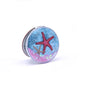 Zonyin New Portable Small Round Quicksand Glitter Mirror HD Compact Makeup Mirror Gift
