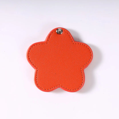 Zonyin Portable Gold Shiny Star-Shaped Compact Mirror Custom Silver Pu Leather Small Travel Cosmetic Mirrors with Private Logo