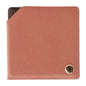 Zonyin Wholesale Square Yellow Rotatable Compact Mirror Custom Logo Pu Leather Cosmetic Mirror Pocket Mirror for Make up