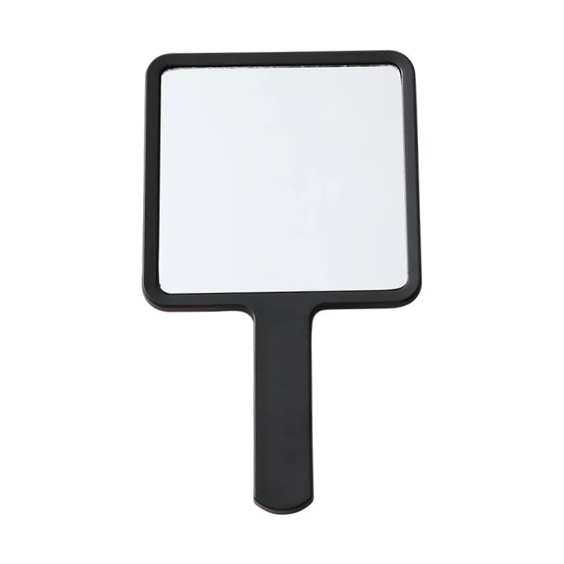 Zonyin Hot Sale Portable Square Round Makeup Mirror Small Handheld Cosmetic Hand Mirror for Girls Woman With Custom Logo