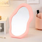 Zonyin New Design Wholesale Custom Plastic Makeup Mirror Cloud Shape Desktop HD Cosmetic Mirror Portable Beauty Vanity Mirror