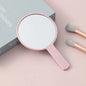 Zonyin Hot Sale Portable Square Round Makeup Mirror Small Handheld Cosmetic Hand Mirror for Girls Woman With Custom Logo