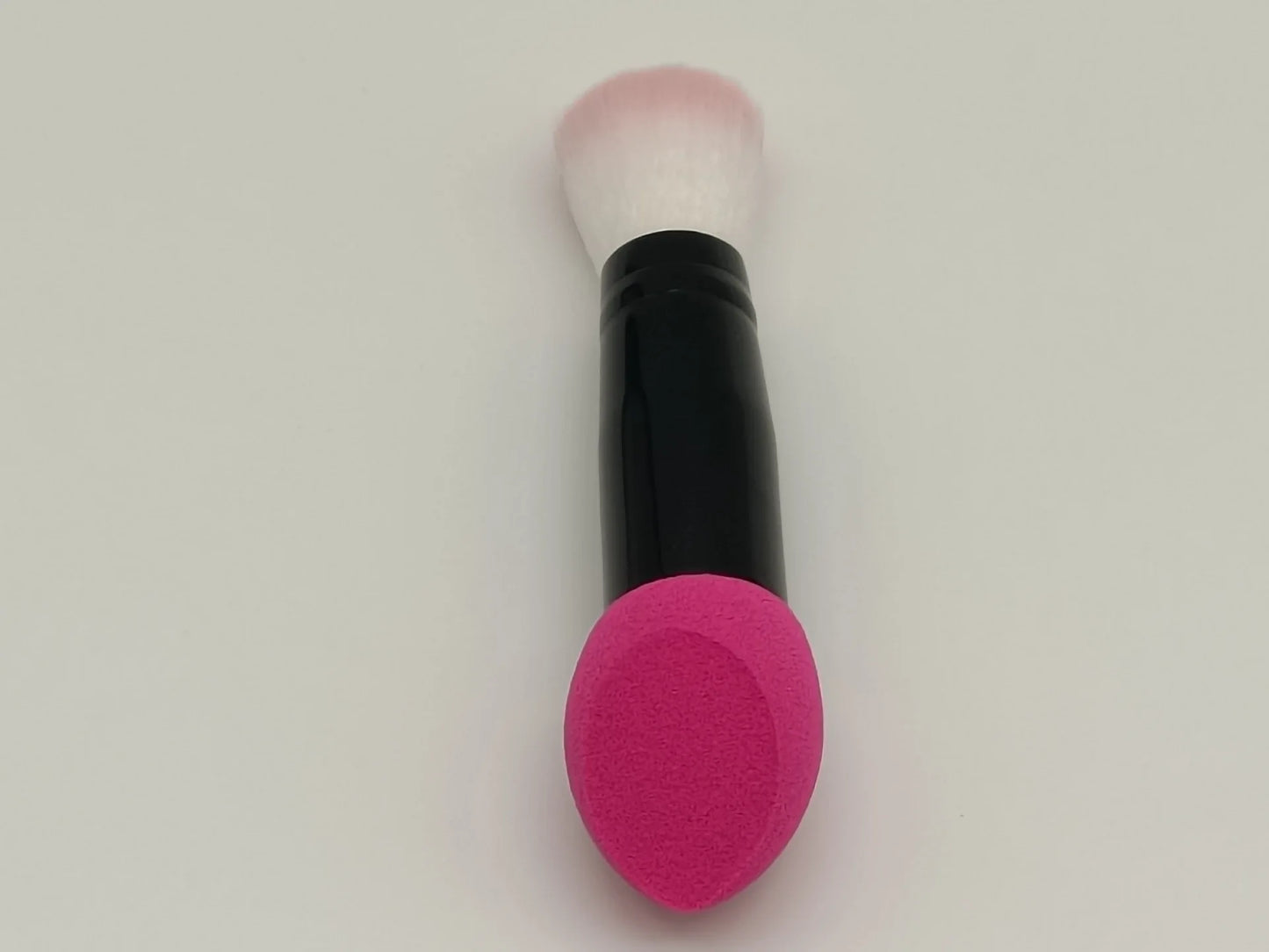 Zonyin Multi-Colored Cheap Portable Small Mini Double Headed Makeup Sponge and Powder Brush for Face