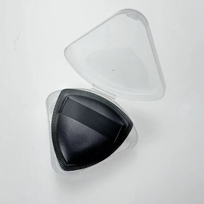 Zonyin Best Selling Waterdrop Shaped Peach Beauty Makeup Sponge Foundation Blender Travel Triangle Cosmetic Puffs With Box
