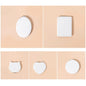 Zonyin Printed Logo PU Leather Foldable Makeup Mirror Portable Travel Compact 2X Magnifying Pocket Mirror  with Keychain