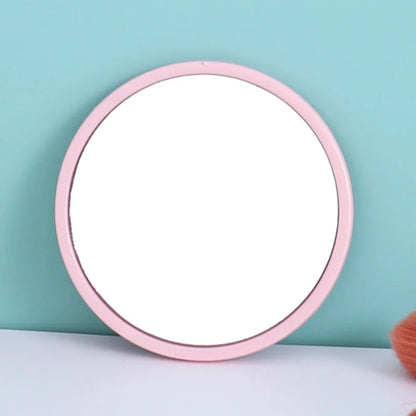 Zonyin Wholesale Plastic Single Side Pocket Mirror Round Portable Mini Mirror Private Label Small Makeup Mirror With Custom logo