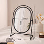 Zonyin Desktop Oval Rotating 360 Makeup Mirror Ins Style Dressing Table Mirror High Aesthetic Bedroom Vanity Mirror