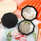 Zonyin New Portable Foldable Plastic Handheld Pocket Cosmetic Mirror Custom Mini Double-Sided Makeup Mirror for Travel