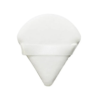 Zonyin Top Seller Triangle Powder Puff Makeup Sponge Soft Velour Cosmetic Puff Black Velvet Loose Powder Puffs for Face