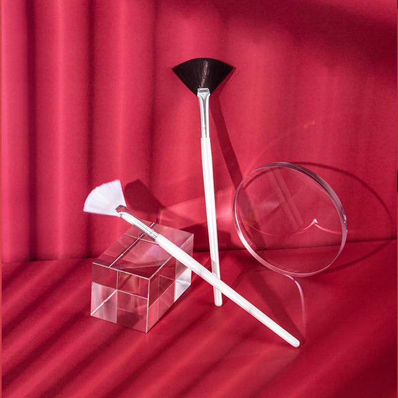 Zonyin Hot Selling Wholesale Acid Brushes New Face Mask Brush Skin Peeling Stock Small Fan Shade Slant Head Makeup Brush