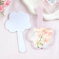 Zonyin Personalized Cloud-Shaped Handheld Makeup Mirror Portable  Custom Logo Cute Mini Travel Eco-Friendly Plastic Pocket