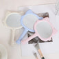 Zonyin New Design Plastic Cartoon Cute Cat Shape Portable Handheld Makeup Mirror Salon Hand Held Mirror Cosmetic Mirror for Girl