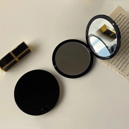 Zonyin Luxury Double-Sided Square Travel Cosmetic Mirror Handheld Pocket Mirror Personalized Makeup Mirror with Custom logo