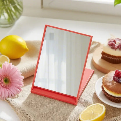 Zonyin Portable Square Folding Makeup Mirror Girls Cute Mini Pocket Mirror Flip Flap Cosmetic Mirror for Purse Travel