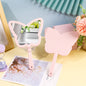 Zonyin 2025 New Plastic Travel Makeup Mirror Butterfly Shape Makeup Hand Mirror Vanity Cosmetic Mirror With Customized Logo