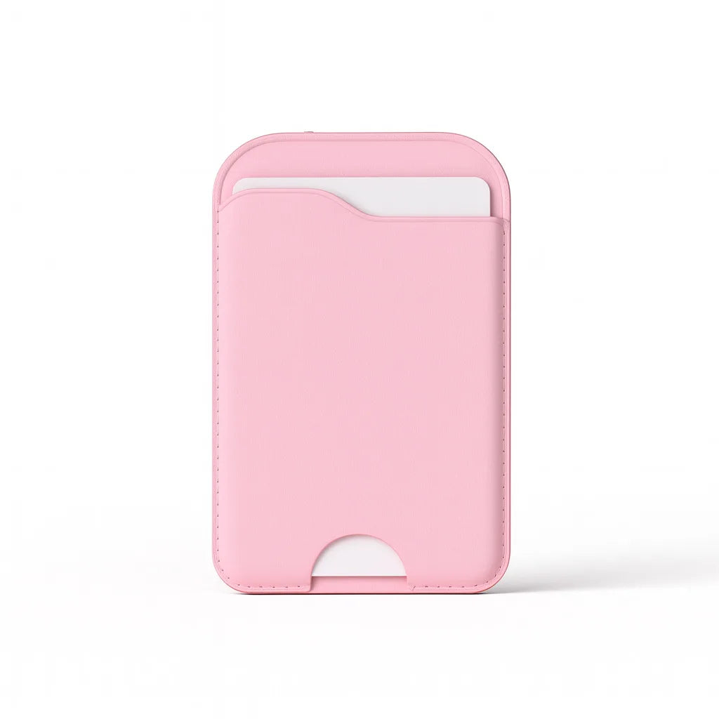 Zonyin Rotatable Magnetic MagSafe Makeup Mirror with Wallet for iPhone Foldable Pocket Mirror Compact Mirror Gift for Men Women