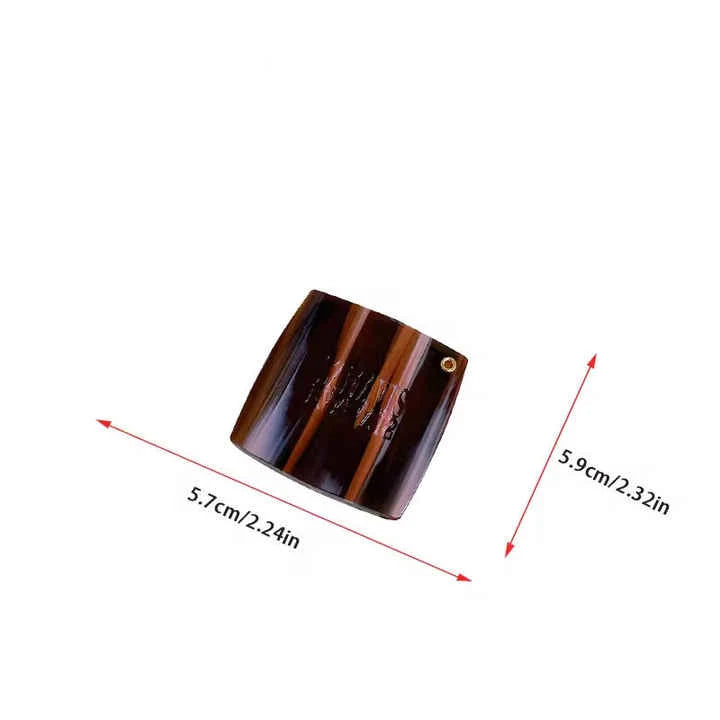 Zonyin New Design Acetate Travel Makeup Mirror Comb Set With Carved Logo Retro High-end Portable Pocket Mirror for Promotion